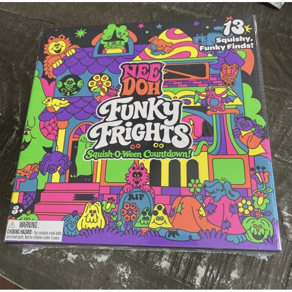 NeeDoh Funky Frights Squish-O-Ween Countdown! Calendar AUTHENTIC Sealed NIB